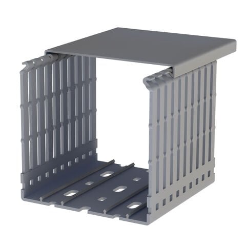 Klemsan 5551001 KKD 1001 100x100 Kablo Kanalı (Gri)