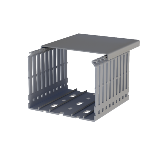 Klemsan 5551008 KKD 1008 100x80  Kablo Kanalı (Gri)