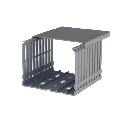 Klemsan 5551008 KKD 1008 100x80 Kablo Kanalı (Gri)