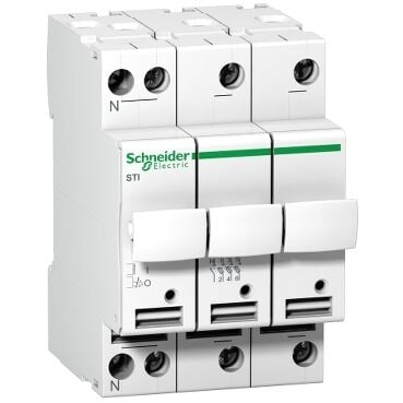 Schneider Electric A9N15658 Acti 9 - Sigorta Bağlantı Kesici Stı - 3 Kutup + N - 25 A - Sigorta 10,3 X 38