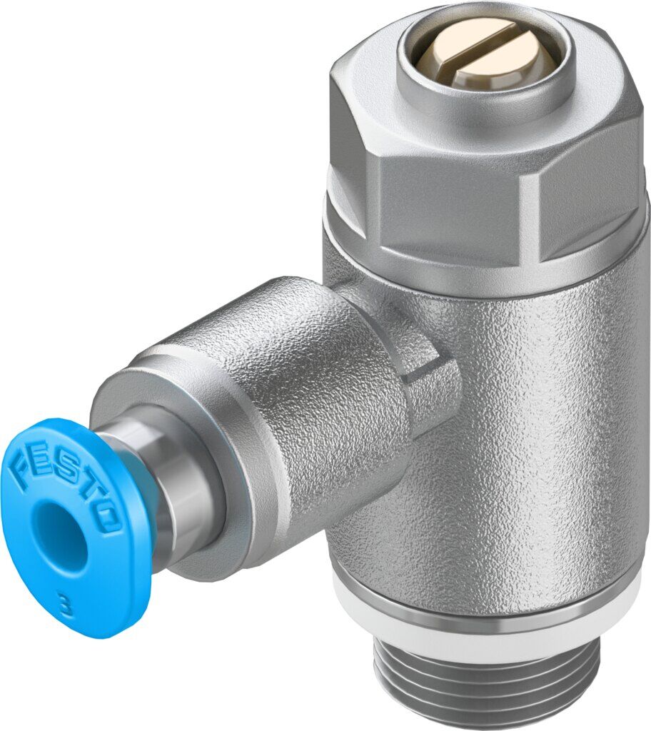 Festo 193142 GRLA-1/8-QS-3-D tek yönlü akış kontrol valfleri