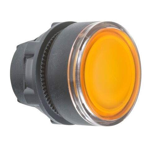 Schneider Electric ZB5AW353 Entegre Led İçin Turuncu Sıva Altı Işıklı Basmalı Düğme Başlığı Ø22 Yaylı Dönüş