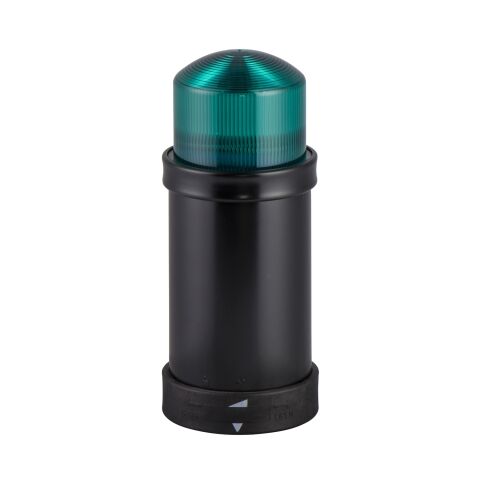 Schneider Electric XVBC8B3 Işıklı Kolon - 24V 10J Çakarlı Yeşil