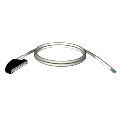 Schneider Electric BMXFCW501S Ekranlı Kablo Seti - 40 Yollu Termnl - Bir Ucunda Çok Uçlu - M340 G/Ç İçin - 5 M