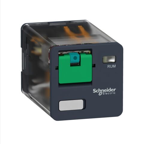 Schneider Electric RUMC31FD Harmony, Evrensel Geçmeli Röle, 10 A, 3 Co, Kilitlenebilir Test Düğmeli, 110 V Dc