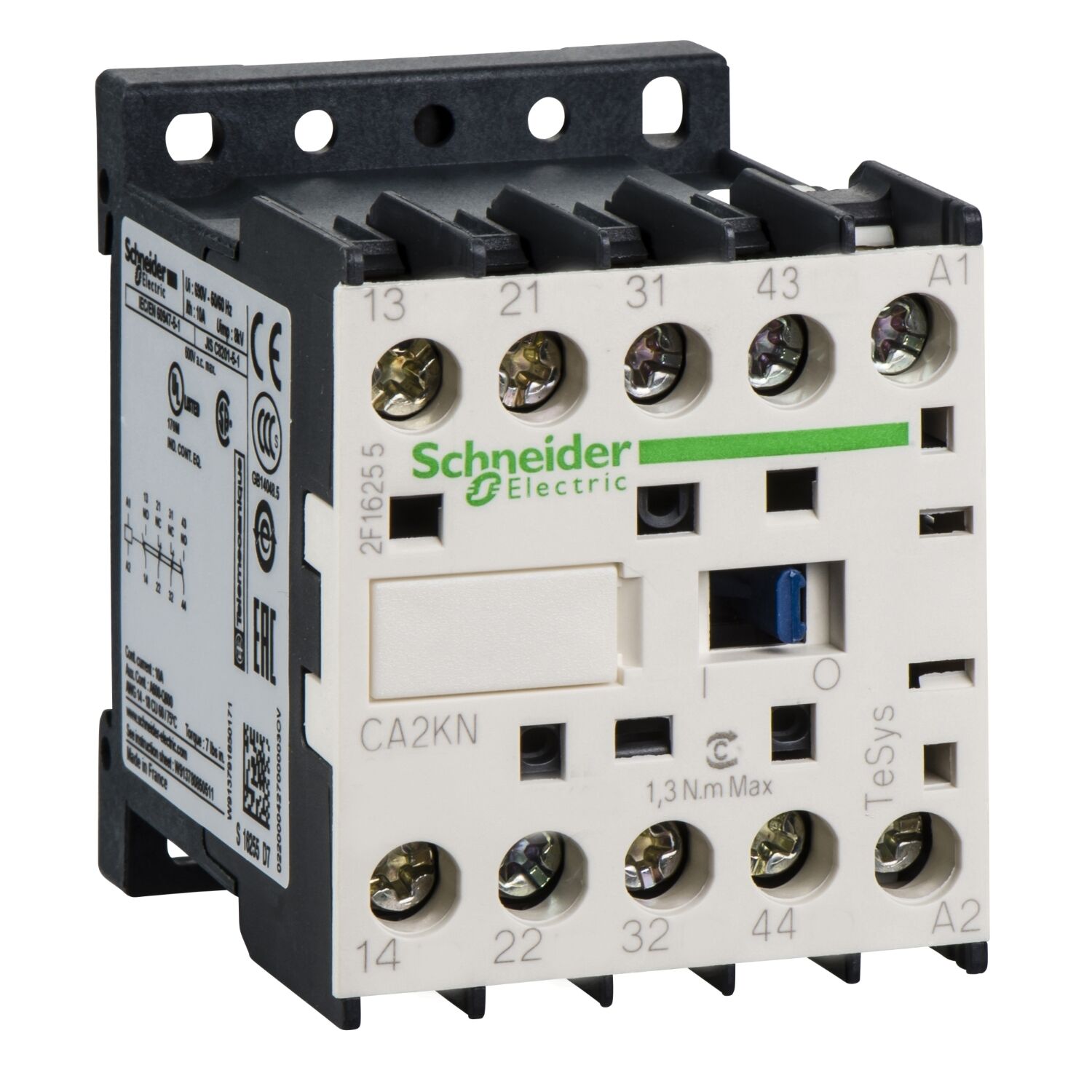 Schneider Electric CA2KN22F7 Tesys K Yardımcı Kontaktör 110Vac 2Na2Nk