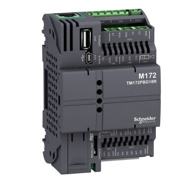 Schneider TM172PBG18R Modicon M172 Performance Blind 18 G/Ç, Ethernet, Modbus