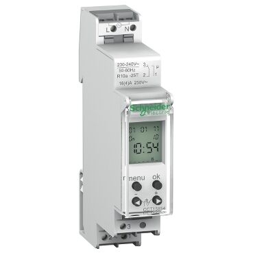 Schneider Electric Cct15854 Acti 9 Ihp 1 Kanal Dijital Zaman Saati - 24 Saat + 7 Gün