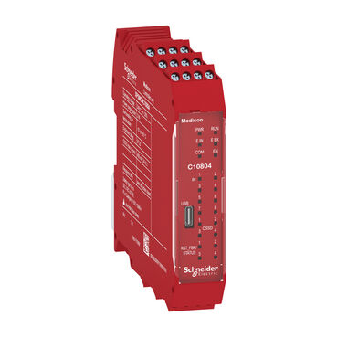 Schneider XPSMCMC10804 Denetleyici, Modicon Mcm, 8 Giriş 4 Çıkış, Monitör Genişletme Modülleri, Vida