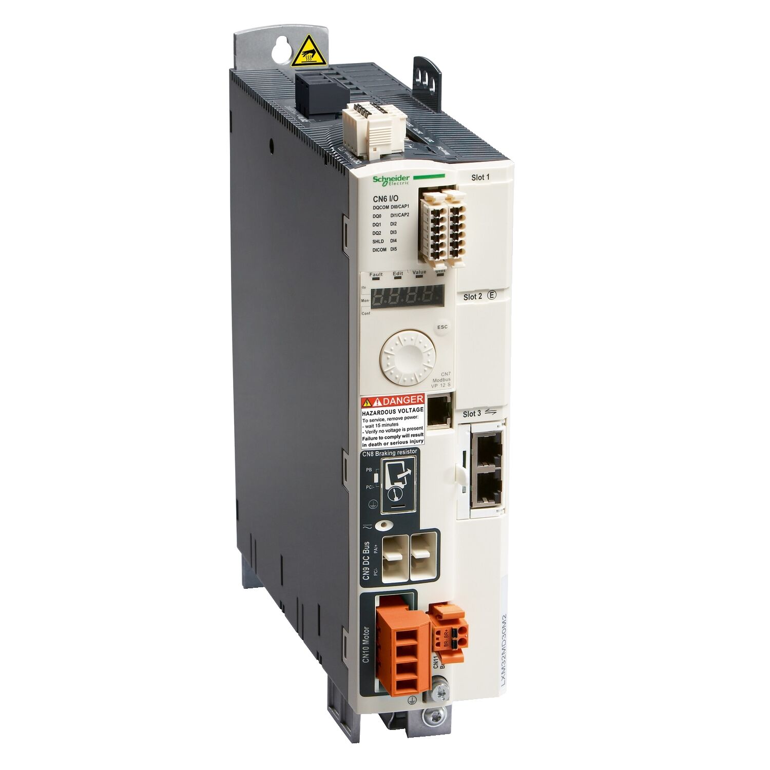 Schneider Electric LXM32MU60N4 Lexium - Servo Sürücü - Lexium 32 - Trifaze Besleme Gerilimi 208/480V - 0,4 Kw