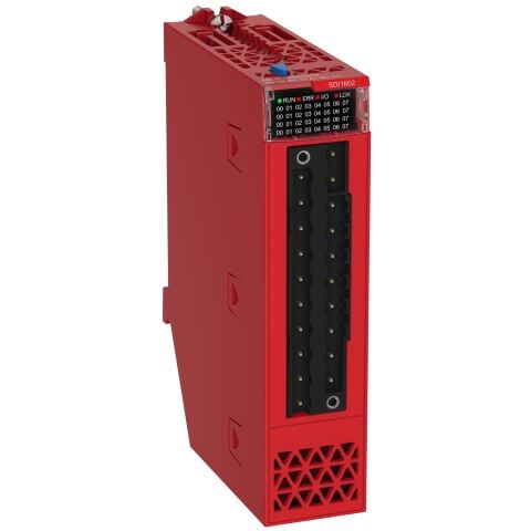 Schneider Electric BMXSDI1602 X80 DIG 16I SIL3 24VDC SINK - 20 lik bağlantı blokları Vidalı