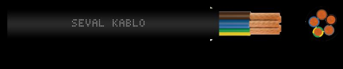 Seval 5X1mm² TTR H05VV-F (FLEX) Kumanda Kablosu