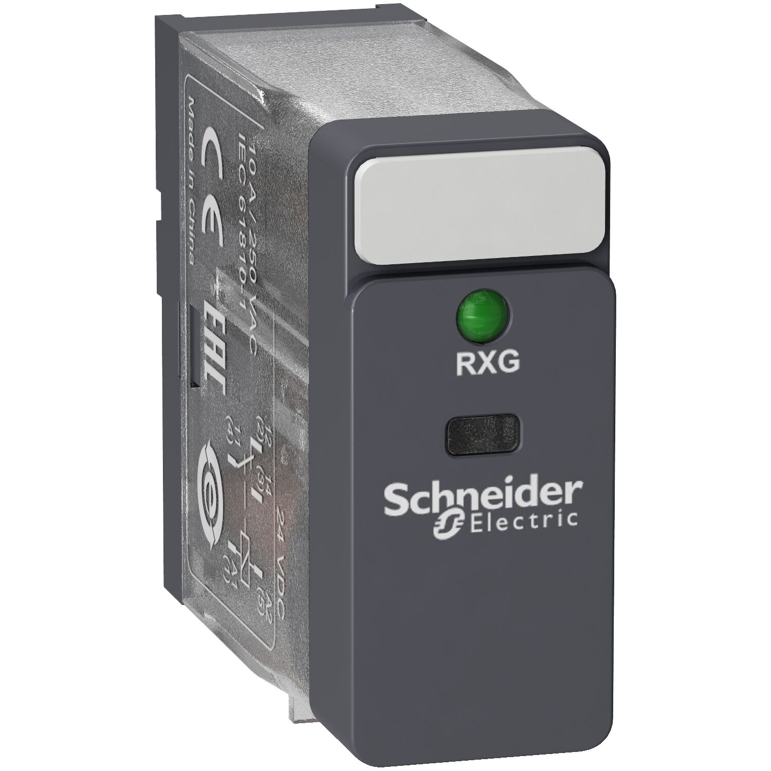 Schneider Electric RXG13BD Arayüz Soketli Röle - Zelio Rxg - 1 K/A Standart - 24 V Dc - 10 A - Led'Li