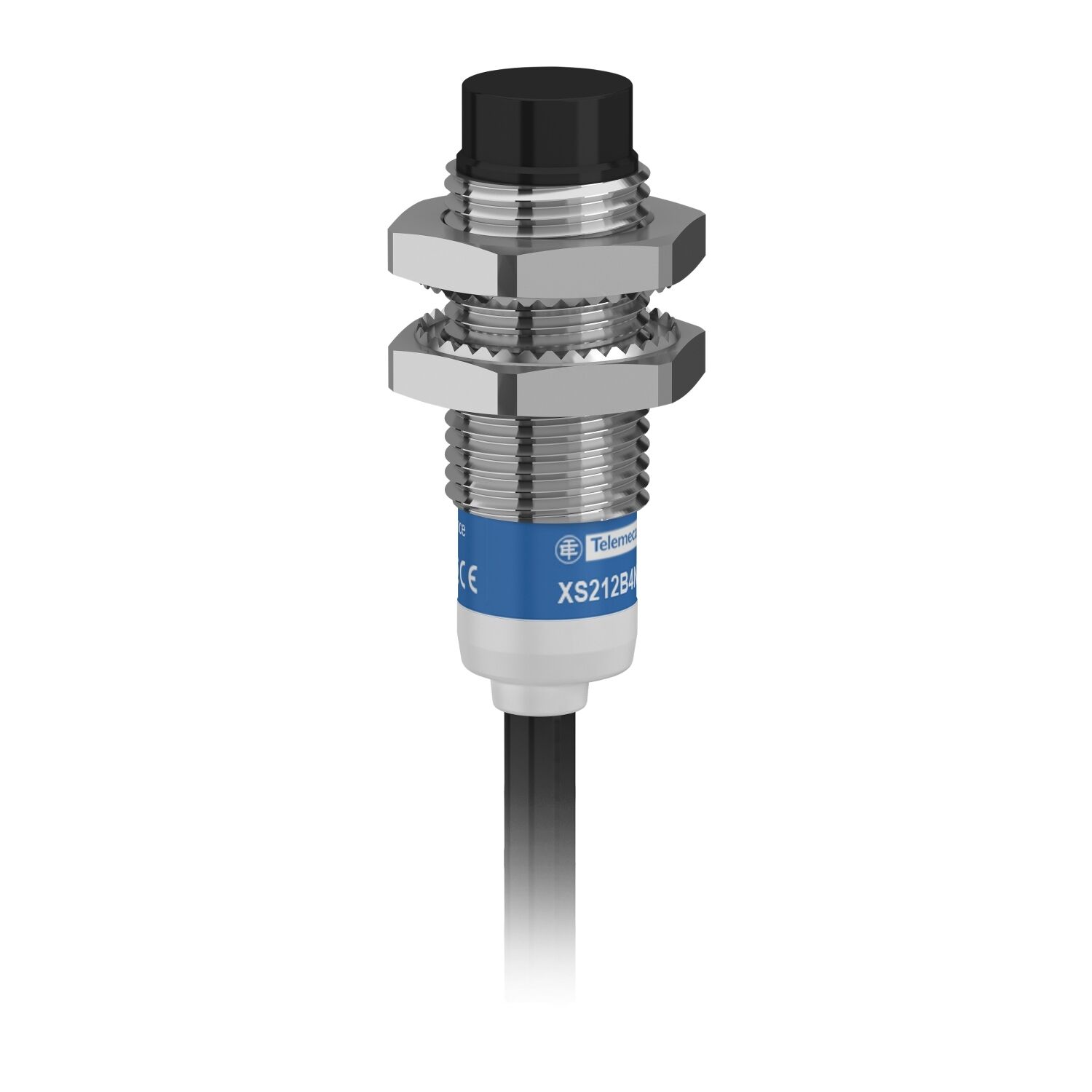 Telemecanique Sensors XS212B4PAL2 Endüktif Sensör Xs2 M12, L37Mm, Pirinç, Sn8Mm, 12...24 Vdc, Kablo 2M