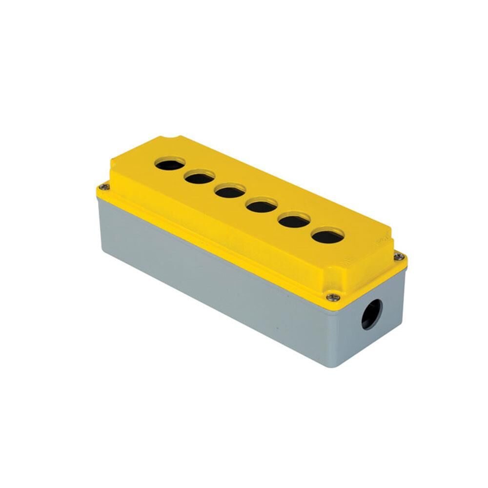 Mete Enerji 402631 Alüminyum Buton Kutusu 225x75x67mm IP67 IK09 6 Delik