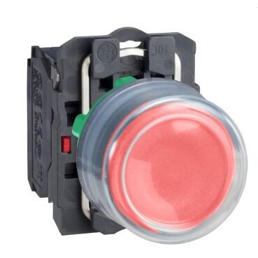 Schneider XB5AP42 Kırmızı Çıkık Eksiksiz Buton Ø22 Yaylı Dönüş 1Nk İşaretsiz