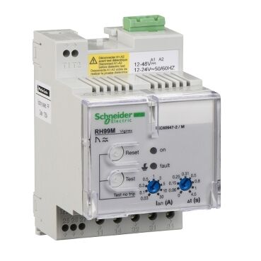 Schneider 56170 Manuel Sıfırlamalı Kaçak Akım Rölesi Rh99M - 0,03..30 A - 0..4,5 S - 24 V