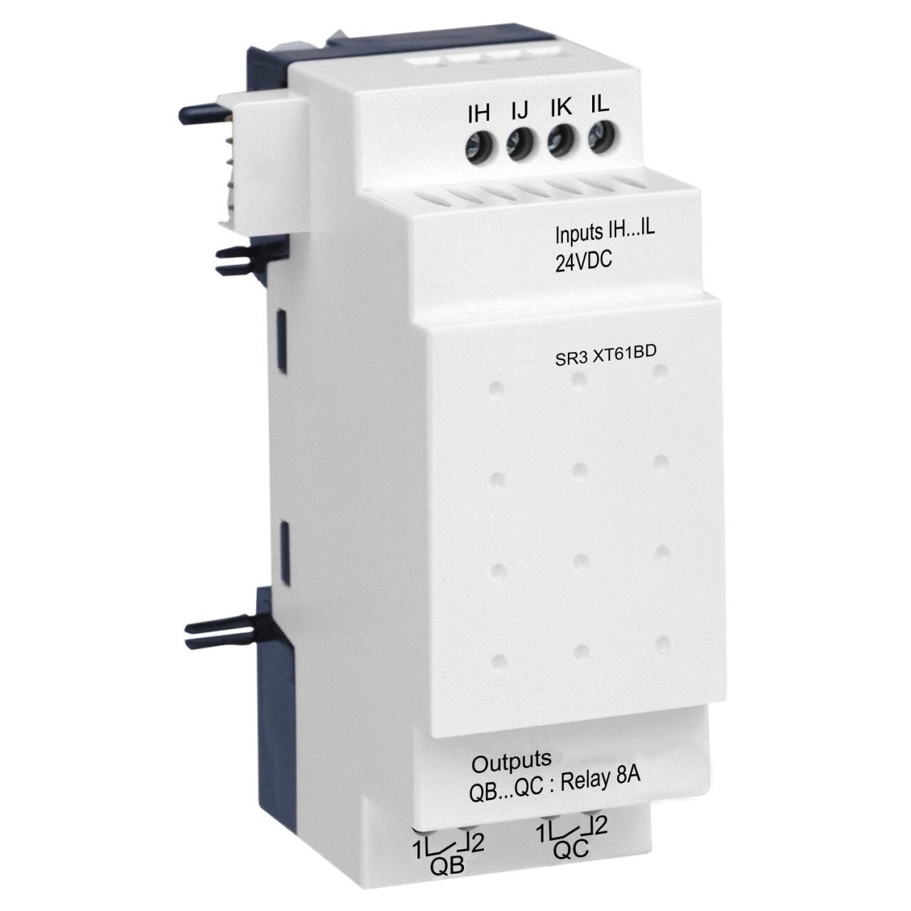 Schneider Electric SR3XT61BD Dijital G/Ç Uzatma Modülü - 6 G Ç - 24 V Dc - Zelio Logic İçin