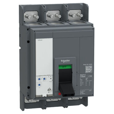 Schneider E125F320FM Devre Kesici, Easypact Cvs, 1250A, 36Ka, 3P3D, 415V Ac