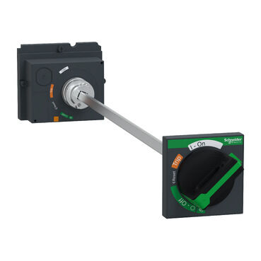 Schneider LV429338T Uzatılmış Yönlendirme Kolu, Compact Nsx 100/160/250, Siyah Kol, Mil Uzunluğu 185 İla 600 Mm, Ip55