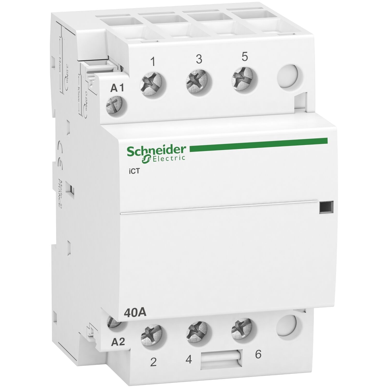 Schneider Electric A9C20843 İct Sessiz Kontaktör, 40A 3No 220-240 Vac