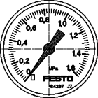 Festo 192733 MA-40-1,6-G1/8-MPA Manometre