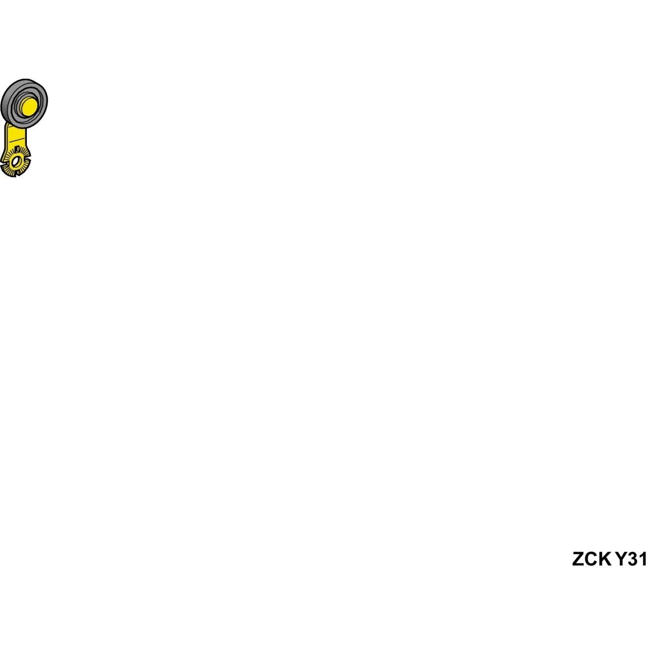 Telemecanique Sensors ZCKY15 Limit Anahtarı İçin Termoplastik Makaralı Manivela Zck-Y