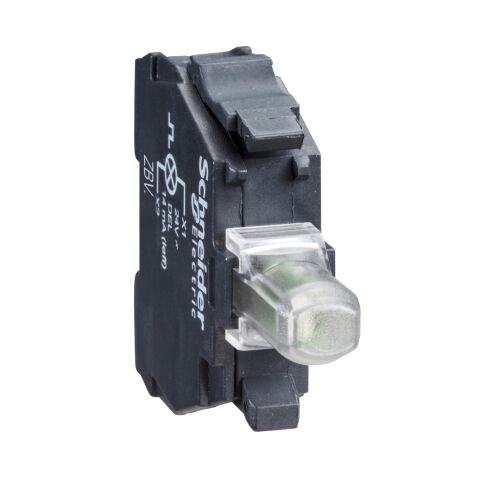 Schneider Electric ZBVM4 Başlık Ø22 Entegre Led 230...240V İçin Kırmızı Işık Bloğu Vida Kelepçs Terminali