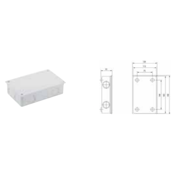 Schneider Electric 3470-731-0600 110 x 180 x 60 Düz kapaklı, IP55 Dikdörtgen Buat