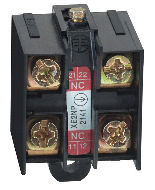 Telemecanique Sensors XE2NP2141 Limit Anahtarı Kontak Bloğu - 2Nk - Yavaş Kesen, Eşzamanlı
