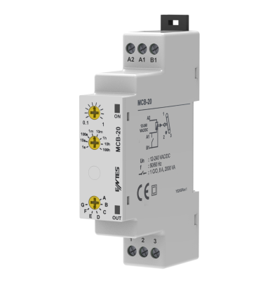Entes MCB-20 Çok Fonksiyonlu Zaman Rölesi 0,1Sn-100 Saat M4897