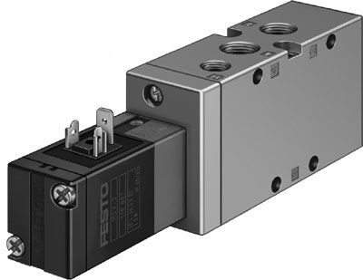 Festo 19701 Mvh-5-1/4-B Solenoid Valve