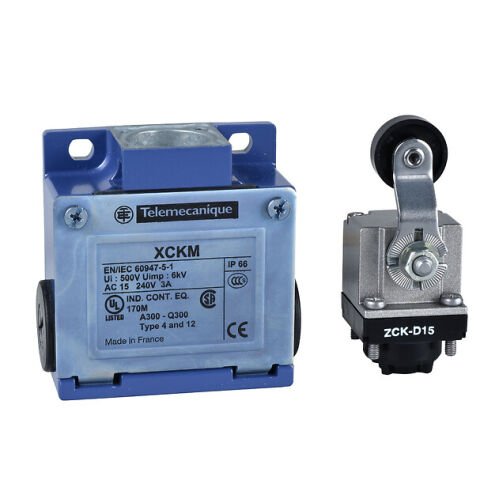 Telemecanique Sensors XCKM115H29 Limit Anahtarı Xckm - Termopl Makaralı Manivela - 1Nk+1Na - Ani Hareketli - M20