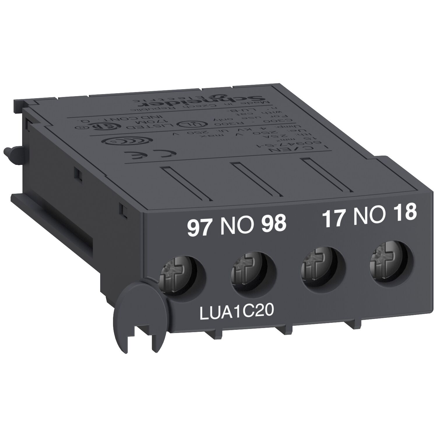 Schneider Electric LUA1C20 Tesys U Yardımcı Kontak Bloğu 2Na