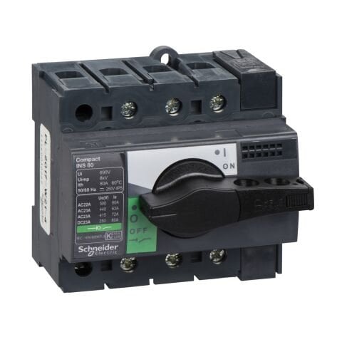 Schneider Electric 28904 Yük Ayırıcı Compact Ins80 - 3 Kutuplu - 80 A