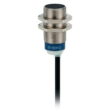 Telemecanique Sensors XS118B3PCL2 Endüktif Sensör Xs1 M18- Düz Kafa - Sn8Mm - 12..24Vdc - Kablo 2M