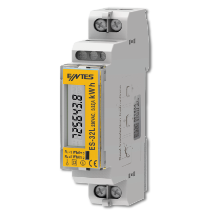 Entes ES-32L Lcd Ekranlı Aktif Monofaze Enerji Sayacı (32A) M1139