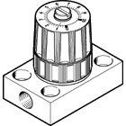 Festo 542024 GRPO-70-1/8-AL Hassas akış kontrol valfleri
