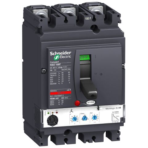 Schneider Electric C10F32D040 Nsx100F Micrologic 2.2 40A 36Ka