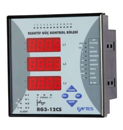Entes RG3-12C 12 Kademe Reaktif Güç Kontrol Rölesi M0943