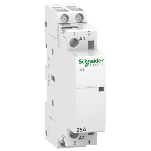 Schneider Electric A9C20732 İct Sessiz Kontaktör, 25A 2No 230-240 Vac
