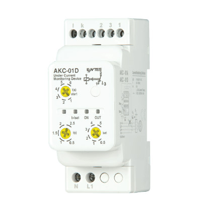 Entes AKC-01D Düşük Akım Koruma, 1-10000/5A Veya 0,5-5A Direkt M1457