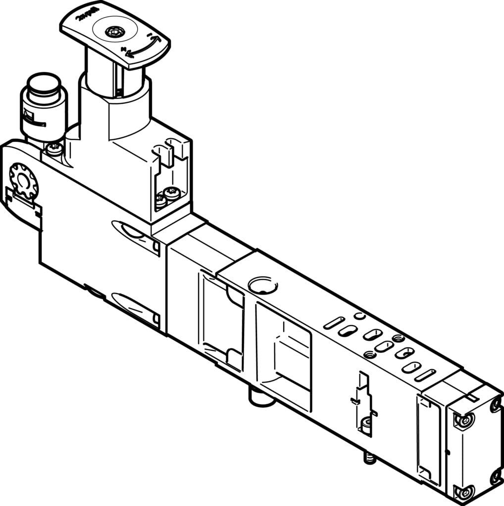 Festo 540155 VABF-S4-2-R3C2-C-6 Regülatör plakası