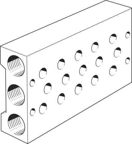 Festo 11901 PRS-1/8-5-B Manifold blok