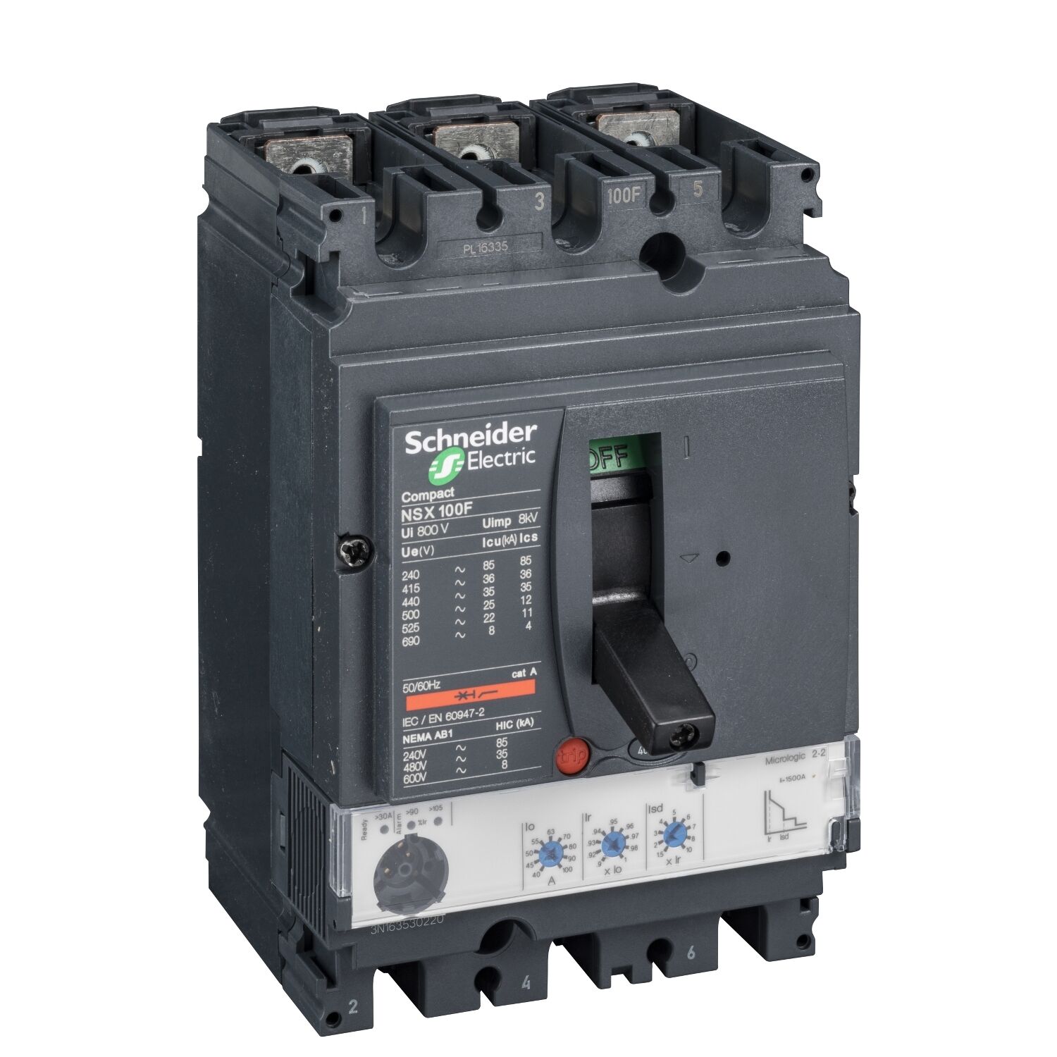 Schneider Electric C10N32D040 Nsx100N Micrologic 2.2 50Ka