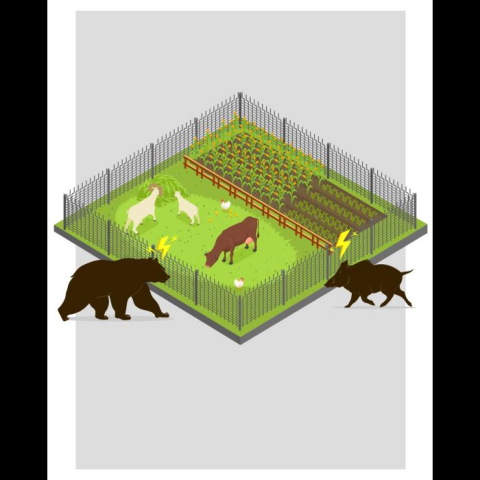 POLAT GÜNEŞ PANELLİ EKO 1000 Metre (10-15 DÖNÜM) Elektrikli Çit