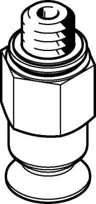 Festo 34588 Vas-8-M5-Nbr Suction Cup Complete