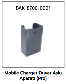 Bemis BAK-8700-0001 Mobile Charger Duvar Askı Aparatı (Pro)
