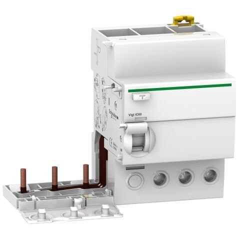 Schneider Electric A9V41363 Vigi İc60 - Toprak Kaçağı Eklenti Bloğu - 3P - 63A - 30Ma - Ac Tip