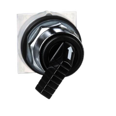 Schneider Electric 9001KS11FB Mandal Buton Ø 30 - 2 Konum - Sabit - Uzun Kol - Siyah